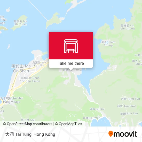 大洞 Tai Tung map