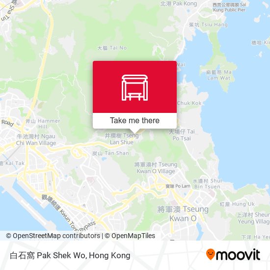 白石窩 Pak Shek Wo地圖