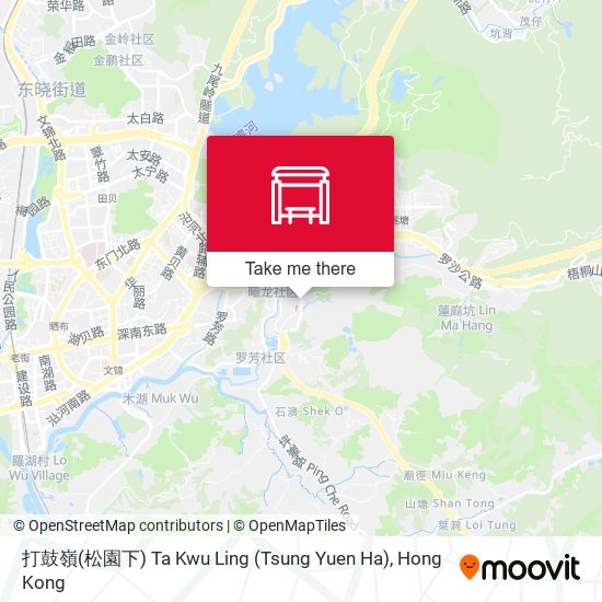 打鼓嶺(松園下) Ta Kwu Ling (Tsung Yuen Ha) map