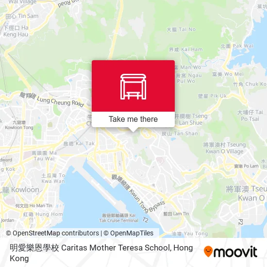 明愛樂恩學校 Caritas Mother Teresa School map