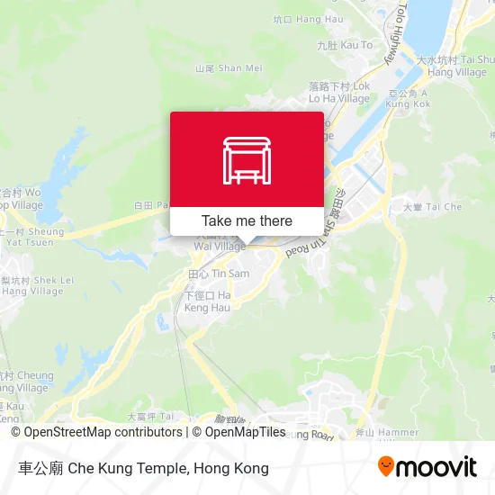 車公廟 Che Kung Temple map