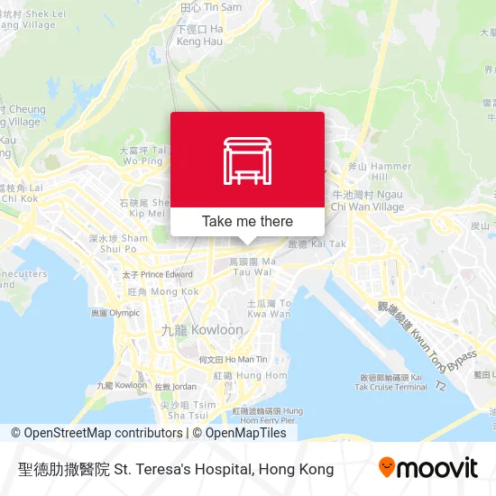 聖德肋撒醫院 St. Teresa's Hospital map