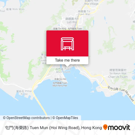 屯門(海榮路) Tuen Mun (Hoi Wing Road) map