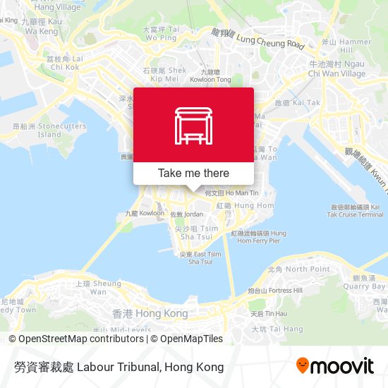 勞資審裁處 Labour Tribunal map