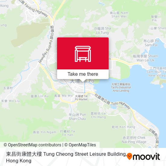 東昌街康體大樓 Tung Cheong Street Leisure Building map
