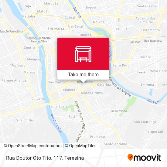 Rua Doutor Oto Tito, 117 map