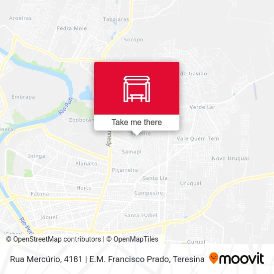 Rua Mercúrio, 4181 | E.M. Francisco Prado map