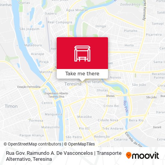 Rua Gov. Raimundo A. De Vasconcelos | Transporte Alternativo map