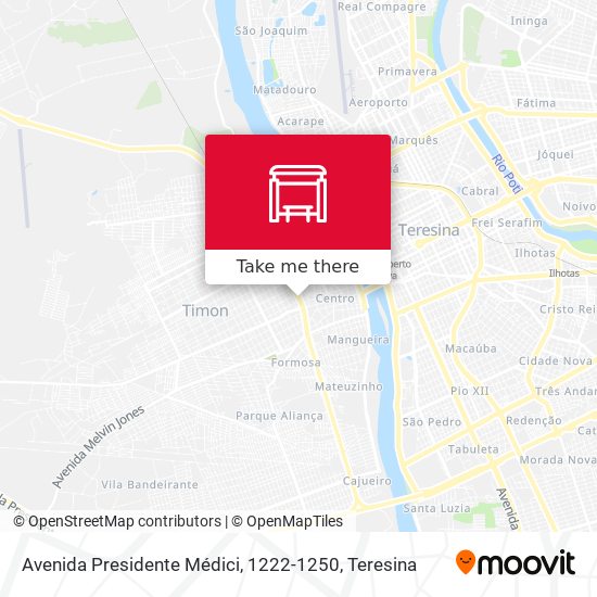 Avenida Presidente Médici, 1222-1250 map