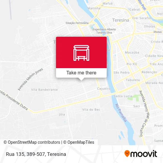 Rua 135, 389-507 map