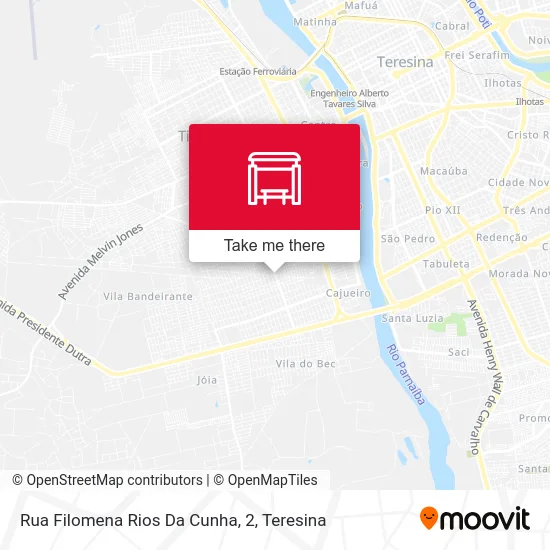 Rua Filomena Rios Da Cunha, 2 map
