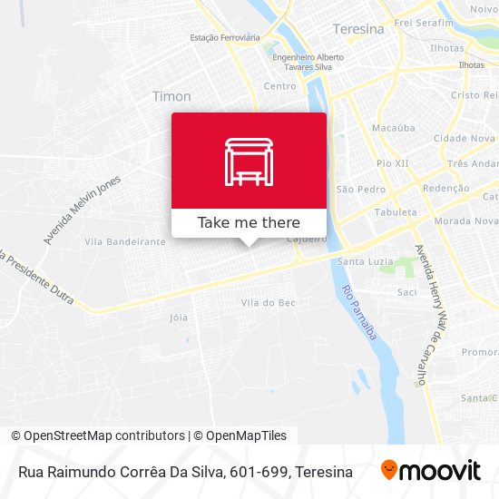 Mapa Rua Raimundo Corrêa Da Silva, 601-699