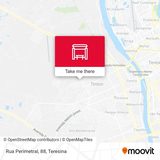 Rua Perimetral, 88 map