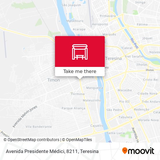 Avenida Presidente Médici, 8211 map