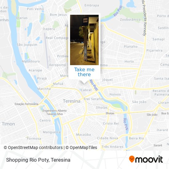 Shopping Rio Poty map