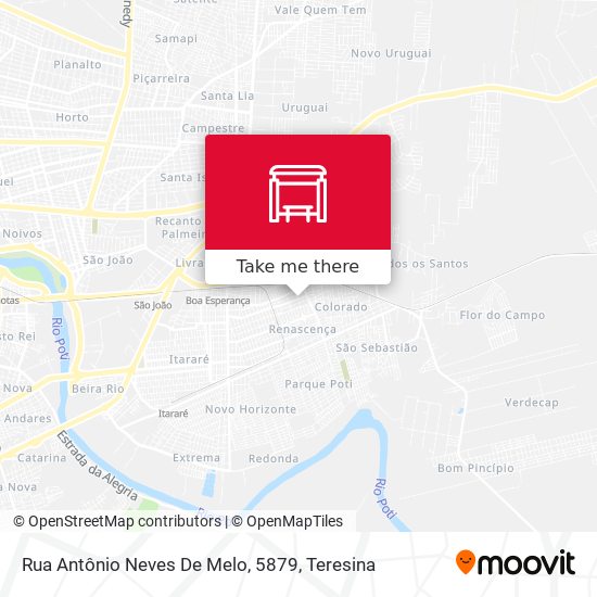 Rua Antônio Neves De Melo, 5879 map