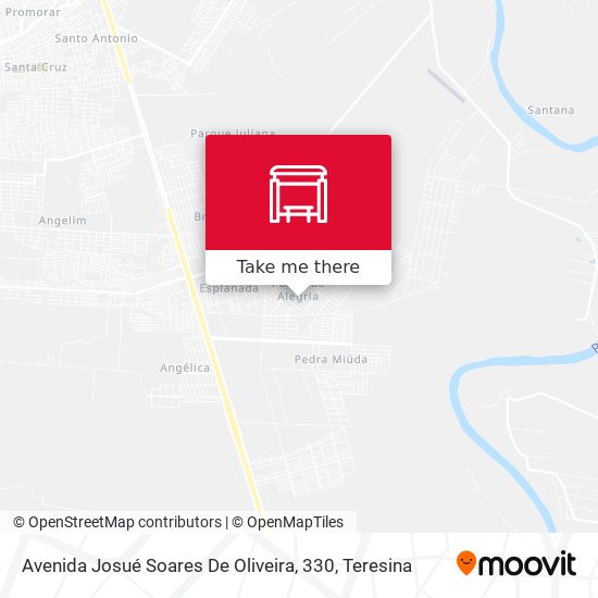 Avenida Josué Soares De Oliveira, 330 map