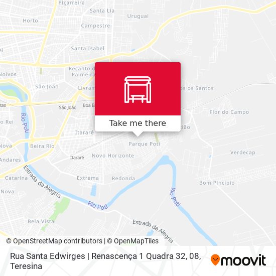 Mapa Rua Santa Edwirges | Renascença 1 Quadra 32, 08
