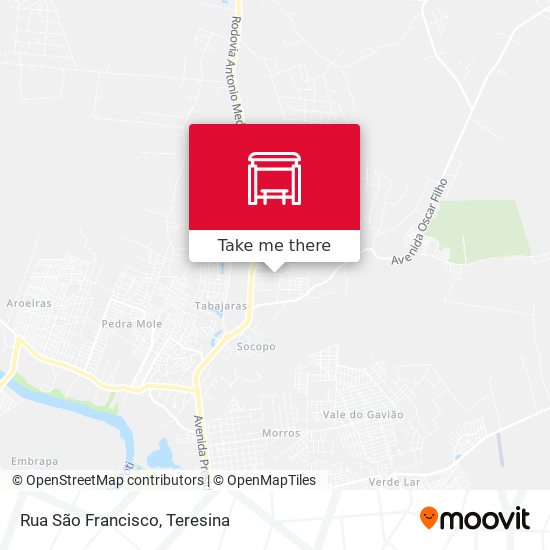 Rua São Francisco map