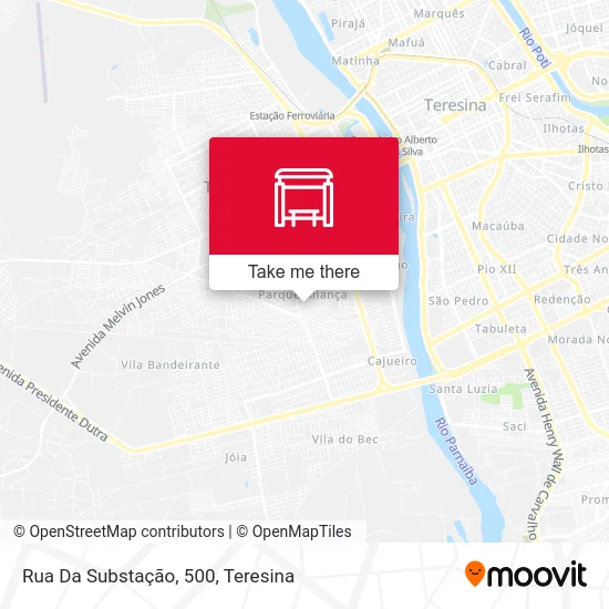 Rua Da Substação, 500 map