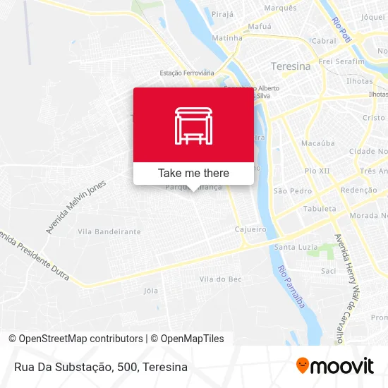 Rua Da Substação, 500 map