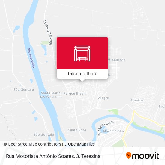 Mapa Rua Motorista Antônio Soares, 3