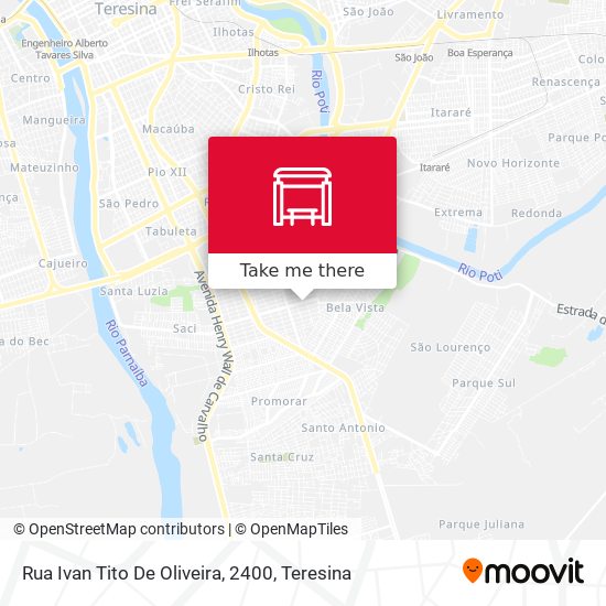 Mapa Rua Ivan Tito De Oliveira, 2400