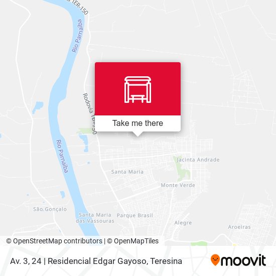 Mapa Av. 3, 24 | Residencial Edgar Gayoso