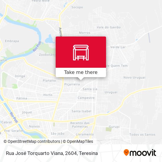 Rua José Torquarto Viana, 2604 map
