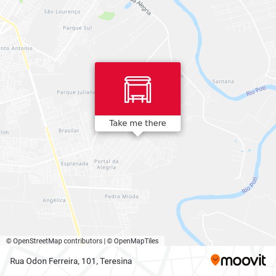 Rua Odon Ferreira, 101 map