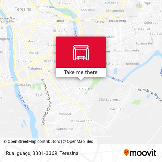 Rua Iguaçu, 3301-3369 map