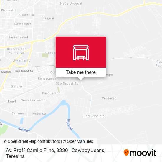 Av. Profº Camilo Filho, 8330 | Cowboy Jeans map