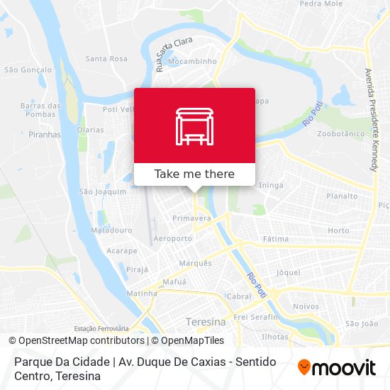 Parque Da Cidade | Av. Duque De Caxias - Sentido Centro map