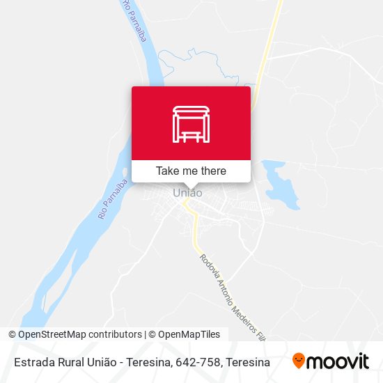 Estrada Rural União - Teresina, 642-758 map