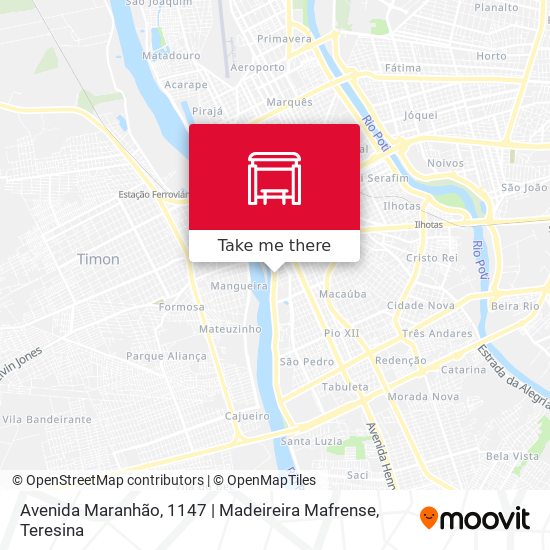 Avenida Maranhão, 1147 | Madeireira Mafrense map