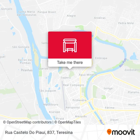 Rua Castelo Do Piauí, 837 map