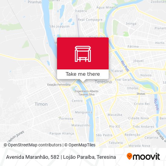 Avenida Maranhão, 582 | Lojão Paraíba map