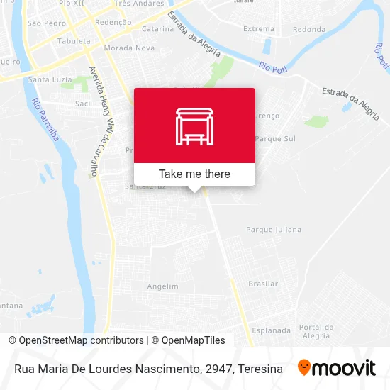 Rua Maria De Lourdes Nascimento, 2947 map