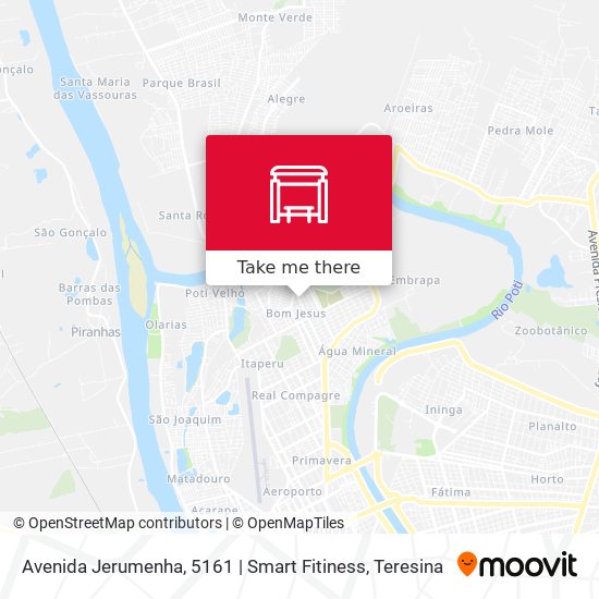 Mapa Avenida Jerumenha, 5161 | Smart Fitiness