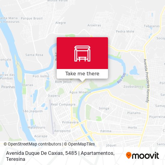 Mapa Avenida Duque De Caxias, 5485 | Apartamentos