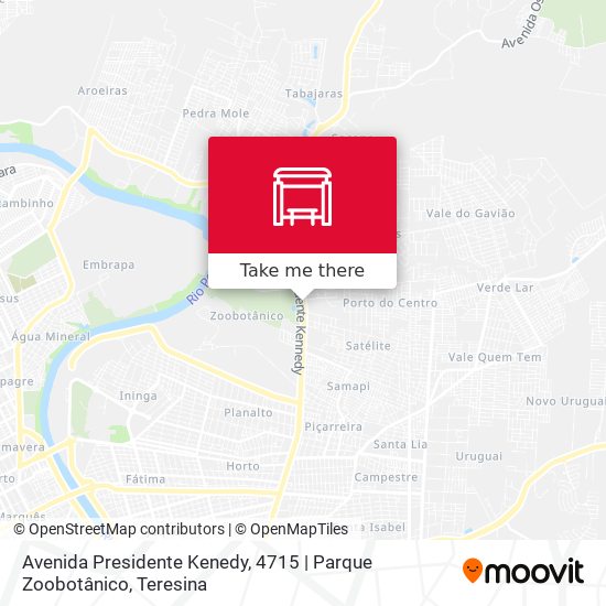 Mapa Avenida Presidente Kenedy, 4715 | Parque Zoobotânico