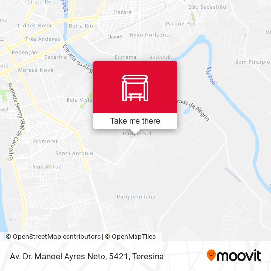 Av. Dr. Manoel Ayres Neto, 5421 map