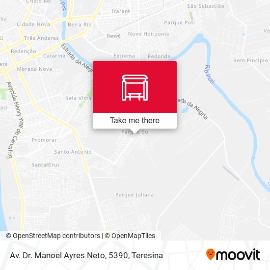 Av. Dr. Manoel Ayres Neto, 5390 map