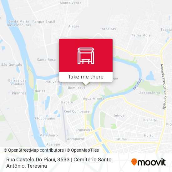 Rua Castelo Do Piauí, 3533 | Cemitério Santo Antônio map