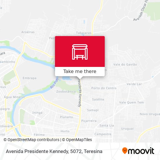 Mapa Avenida Presidente Kennedy, 5072