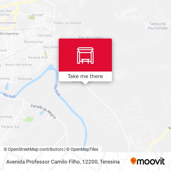 Avenida Professor Camilo Filho, 12200 map