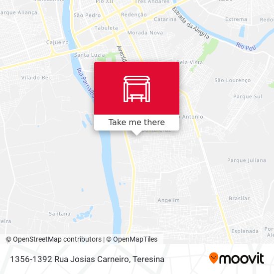 1356-1392 Rua Josias Carneiro map
