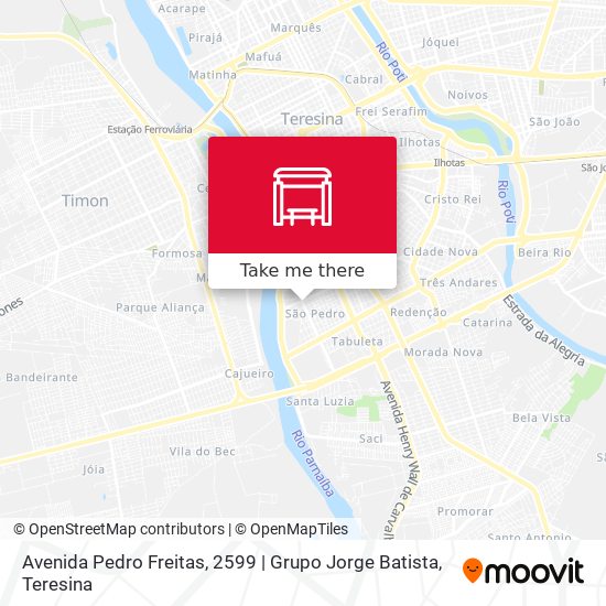 Mapa Avenida Pedro Freitas, 2599 | Grupo Jorge Batista