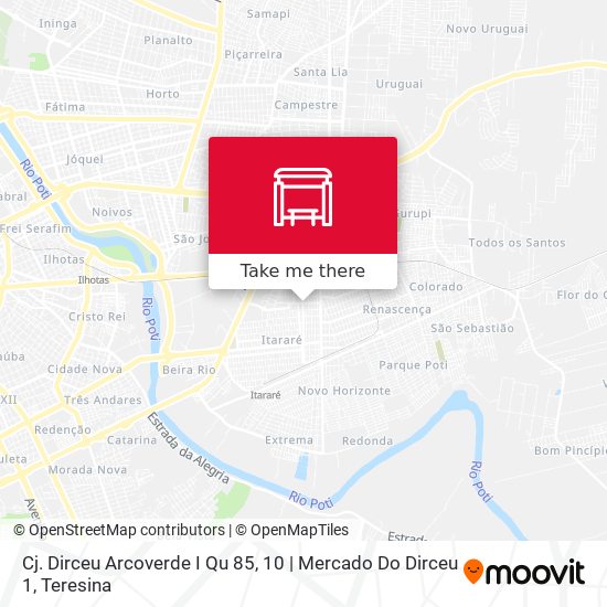 Cj. Dirceu Arcoverde I Qu 85, 10 | Mercado Do Dirceu 1 map