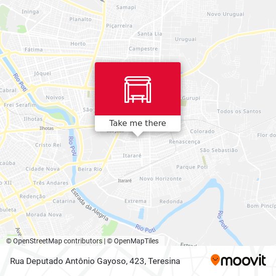 Rua Deputado Antônio Gayoso, 423 map